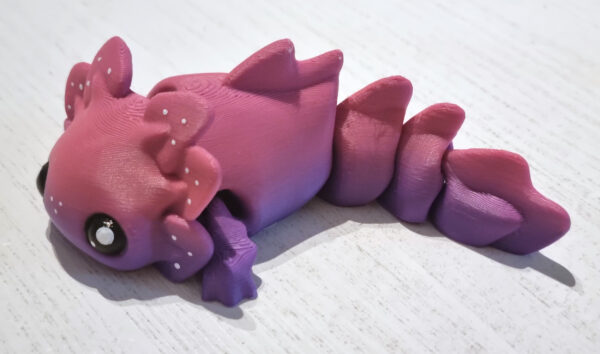 Bewegliches Axolotl 3D Druck - Image 3