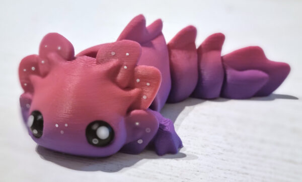 Bewegliches Axolotl 3D Druck - Image 2